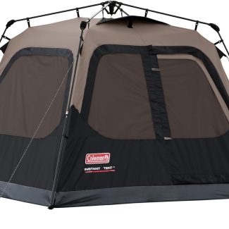 Coleman Instant Tent with 1-Minute Setup, 4/6/8/10 Person Tent with Pre-Attached Poles, Air Vent, & Carry Bag