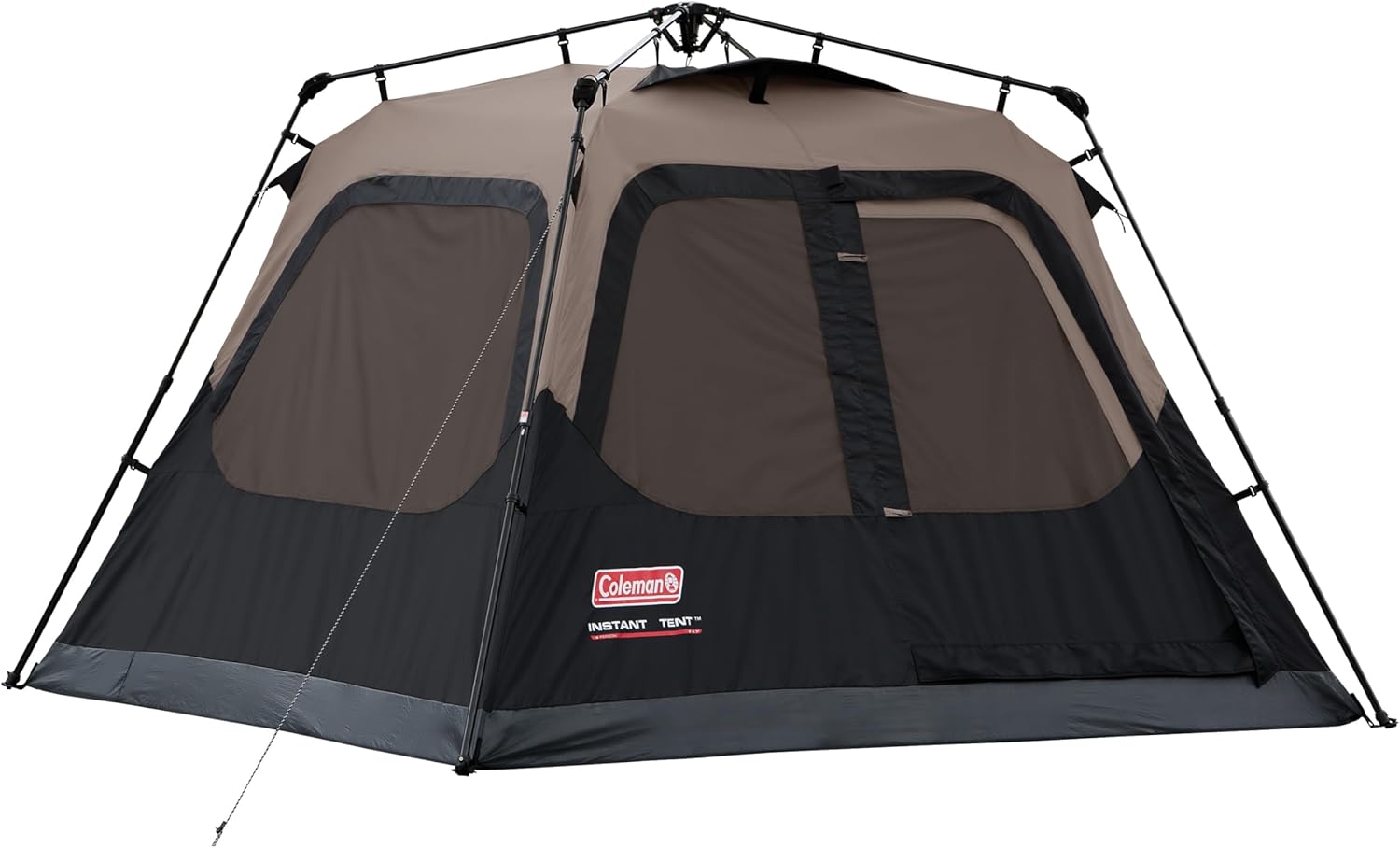 Coleman Instant Tent with 1-Minute Setup, 4/6/8/10 Person Tent with Pre-Attached Poles, Air Vent, & Carry Bag