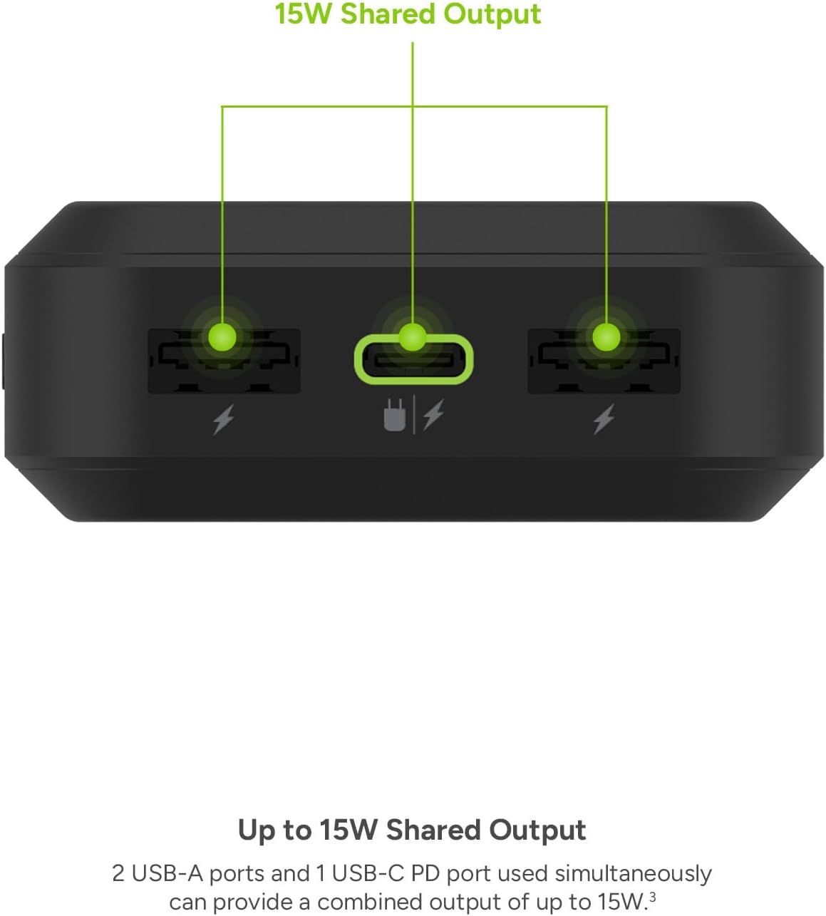 Mophie powerstation prime20 - Ultra-Compact Portable Power Bank with 20,000mAh Internal Battery, 18W USB-C PD Fast Charging, 3-Device Simultaneous Charging, Eco-Friendly Design - Image 7