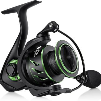 Piscifun Viper X Spinning Reels, Carbon Fiber 33LBs Max Drag, 10+1 Shielded BB, Saltwater Freshwater Spinning Fishing Reel, 5.2:1/6.2:1, 500, 1000, 2000, 3000, 4000, 5000 Series